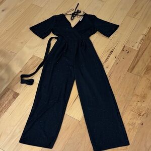 Elegant (Sparkly) Black Jumpsuit